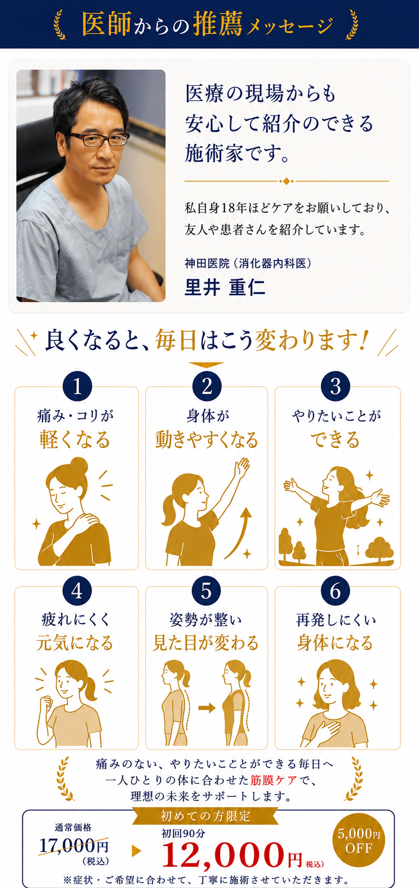 医師からの推薦